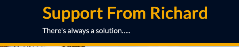 Support from Richard - website (including WordPress)development and support