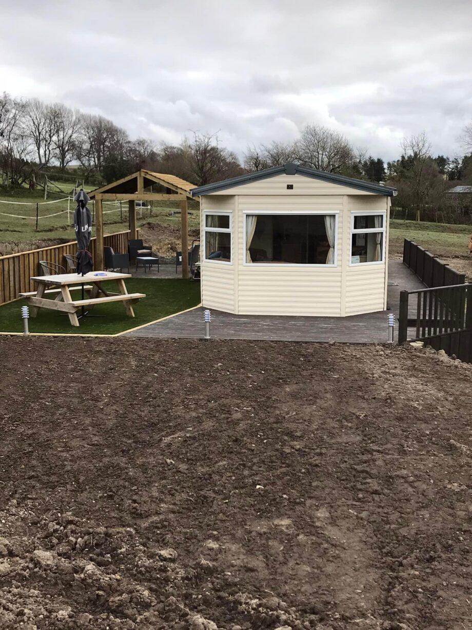 Private static caravan holiday in Mid Wales