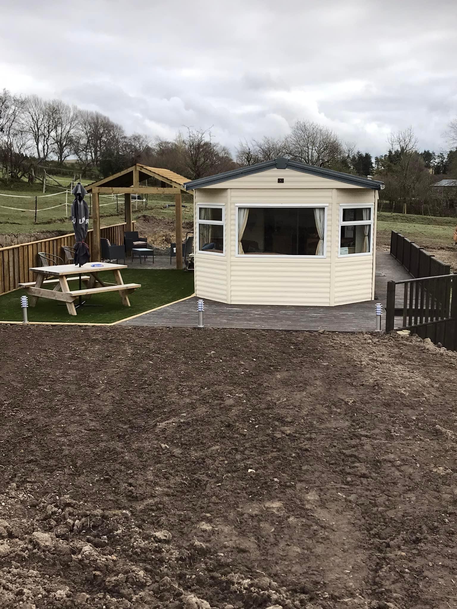 Private static caravan holiday in Mid Wales